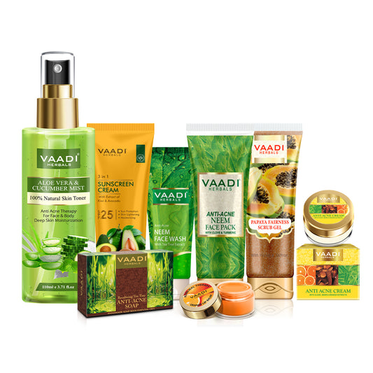 Anti-Acne Skin Care Set - Get Clear, Smooth & Acne Free Skin