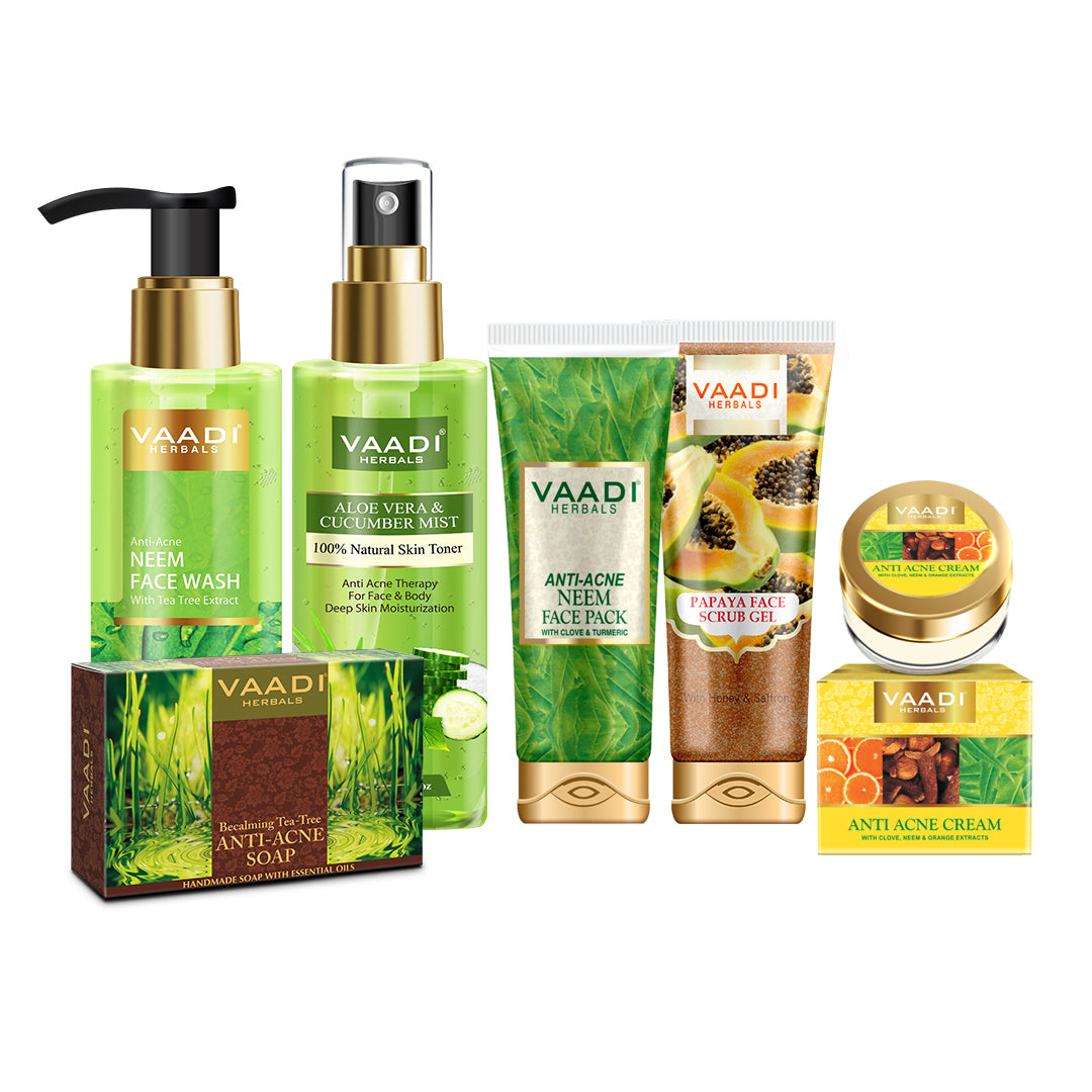 Anti-Acne Skin Care Set - Get Clear, Smooth & Acne Free Skin