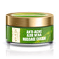 Anti Acne Organic Aloe Vera Massage Cream - Removes Skin Impurities - Keeps Skin Soft (50 gms/ 2 oz)