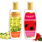Hairfall & Damage Control Organic Shampoo - Corn Rose Conditioner with Hibiscus Extract (2 x 350 ml / 12 fl oz)