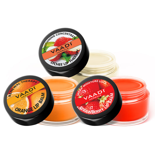 Assorted Pack of 3 Lip Balms (10 gms/ 0.4 oz x 3)