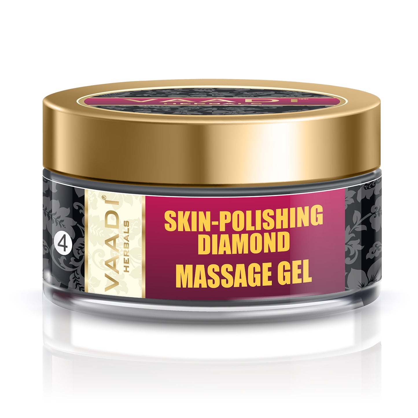 Skin Polishing Organic Diamond Massage Gel with Diamond Ash & Orange Oil - Hydrates & Nourishes Skin ( 50 gms/2 oz)