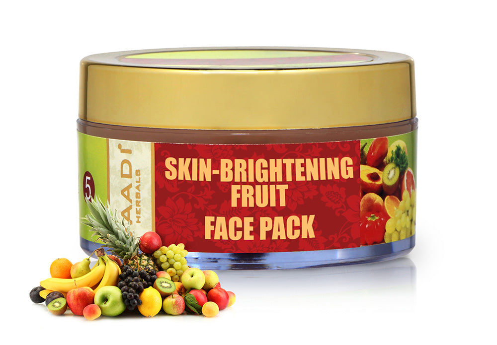 Skin Brightening Organic Fruit Face Pack - Anti Ageing - Protects Skin from Sun & Pollution (70 gms / 2.5 oz)