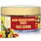 Skin Brightening Organic Fruit Scrub with Orange Extract & Turmeric - Removes Sun Tan - Brightens Complexion ( 50 gms /2oz)