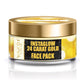 Organic 24 Carat Gold Face Pack with Gold Leaves - Brightens Skin and Gives Glow (70 gms/2.5 oz)