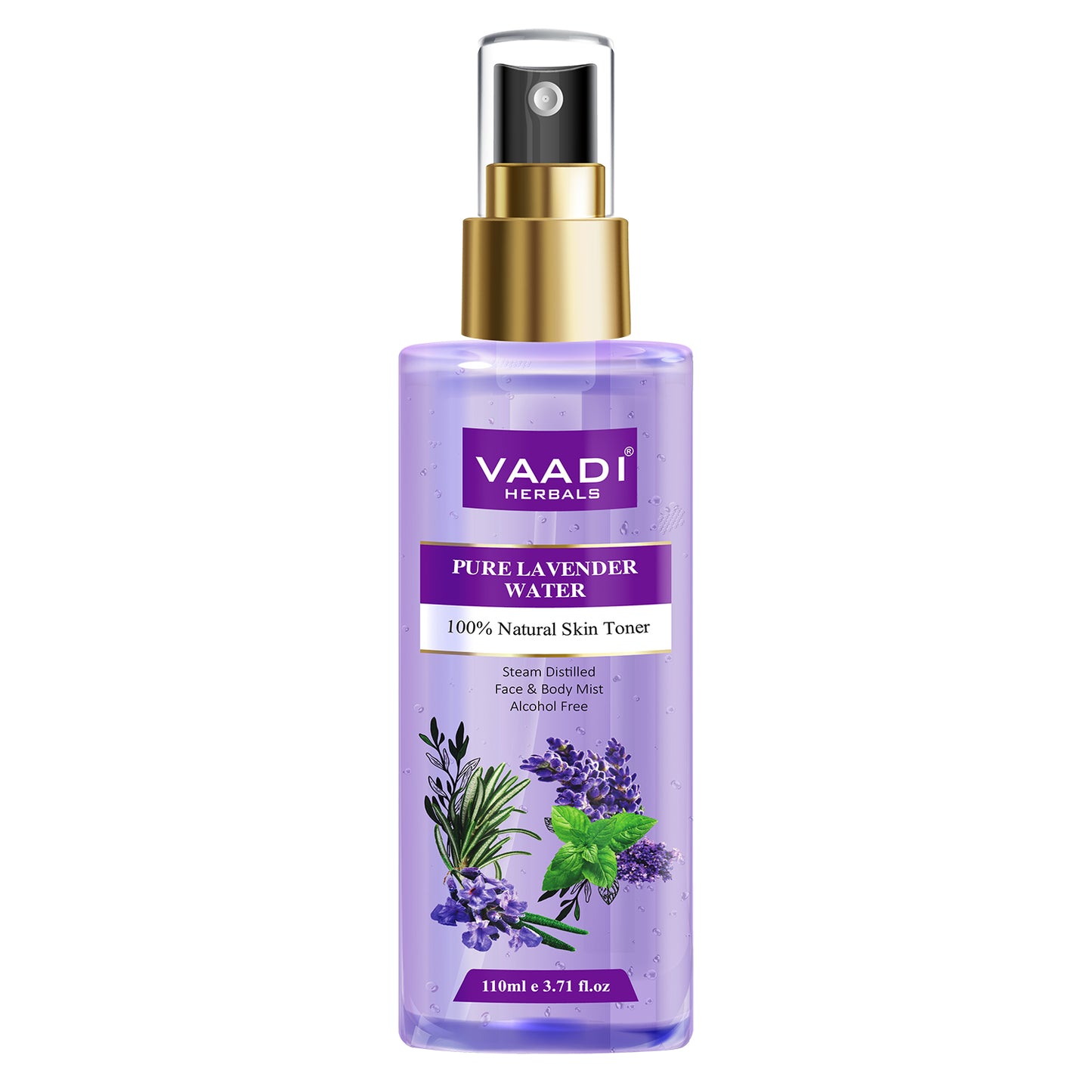 Lavender Water -100% Natural & Pure Skin Toner (110 ml / 4 fl oz)