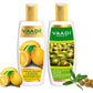 Dandruff Defense Organic Lemon Shampoo with Tea Tree Extract - Multi Vitamin Rich Olive Conditioner with Avocado Extract (2 x 350 ml/ 12 fl oz)