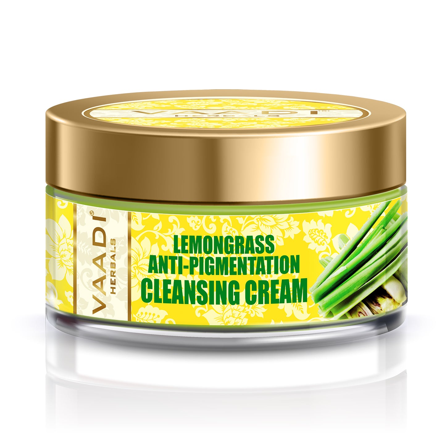 Anti Pigmentation Organic Lemongrass Cleansing Cream - Unclogs Pores - Makes Skin Smooth & Clear (50 gms / 2 oz)