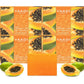 Organic Fresh Papaya Soap - Clears Impurities off Skin - Lightens Skin Tone - Gives a Natural Glow (12 x 75 gms / 2.7 oz)