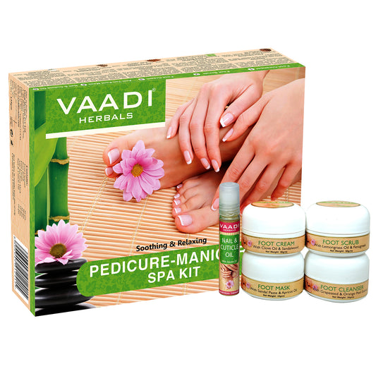 Organic Pedicure Manicure Spa Kit - Repairs Damaged Skin (135-gms-4-6-fl-oz)