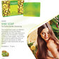 Exotic Organic Kiwi Soap with Green Apple Extract - Gently Clears Skin- Makes Skin Glowing (75 gms / 2.7 oz)